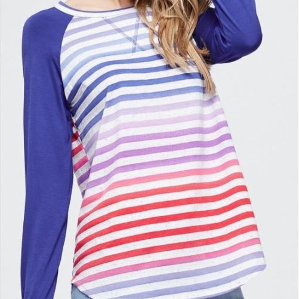 Striped Knit Top